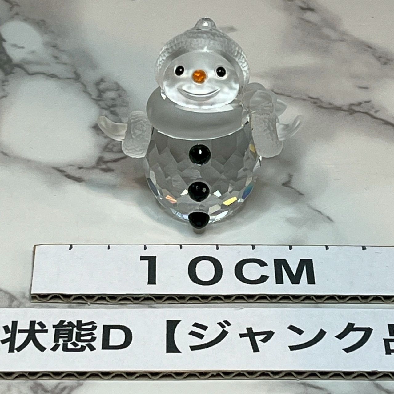 スワロフスキー SWAROVSKI クリスタル フィギュリン 雪だるま オブジェ
