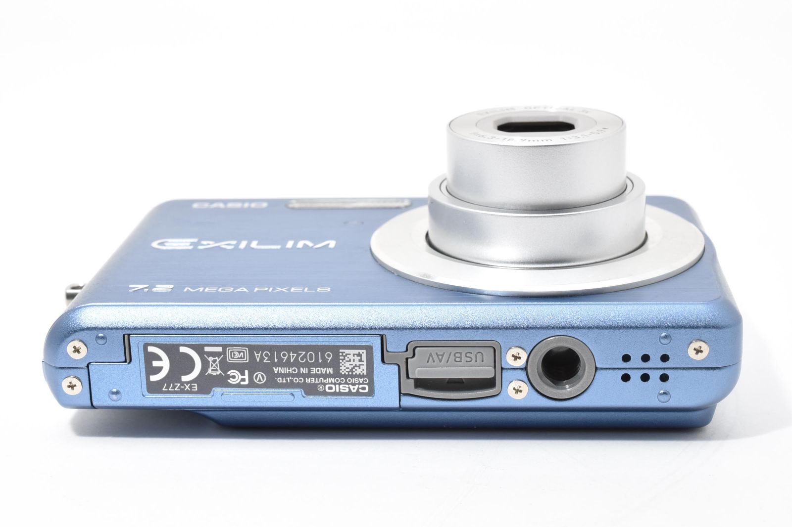 【美品】CASIO EXILIM EX-Z75 ブルー (動作確認済) 美品】CASIO EXILIM EX-Z75 ブルー (動作確認済) I105269903