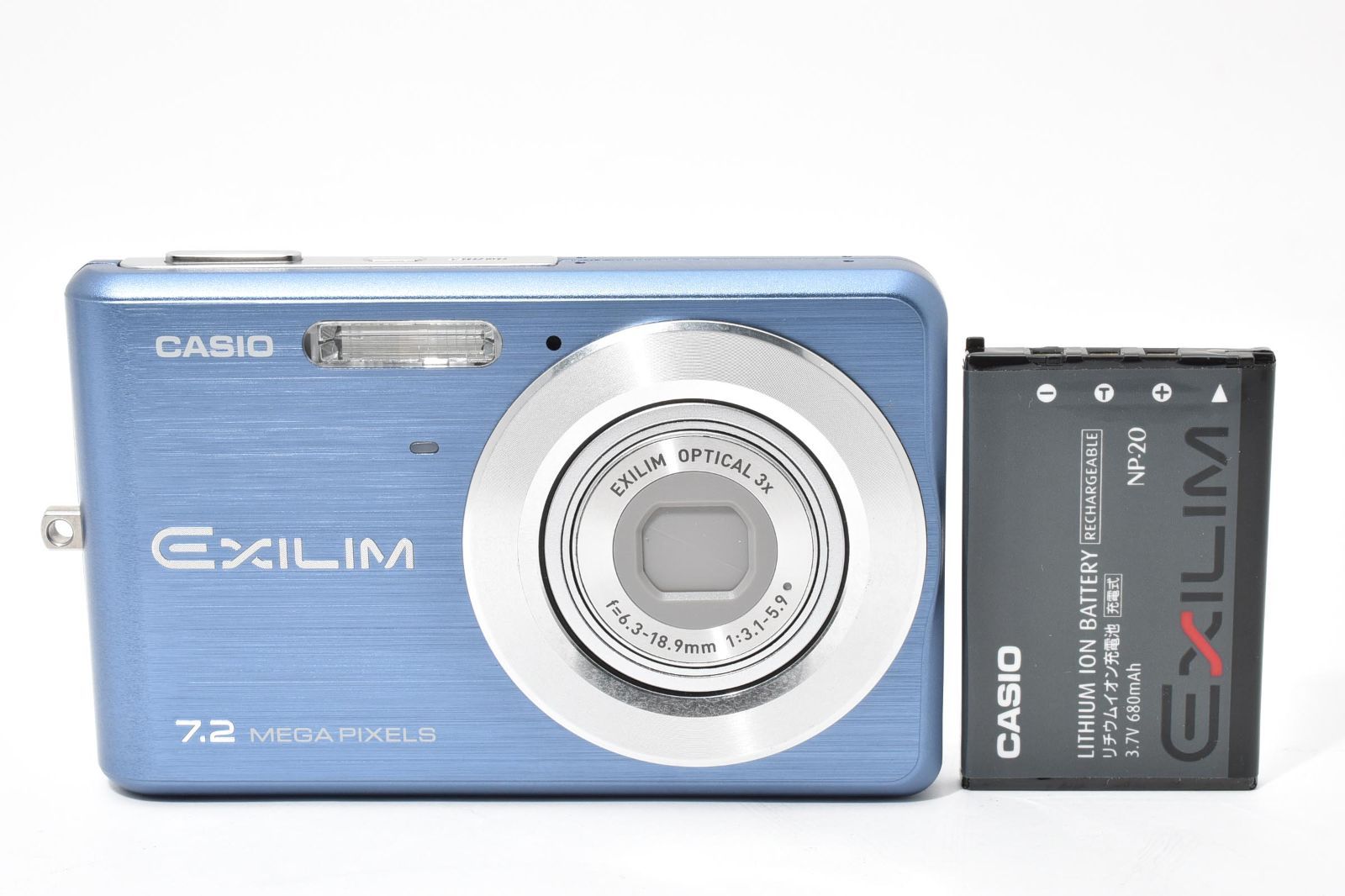 ☆実用美品☆カシオ CASIO EXILIM EX-Z77 ブルー☆ LL55#6299 - メルカリ