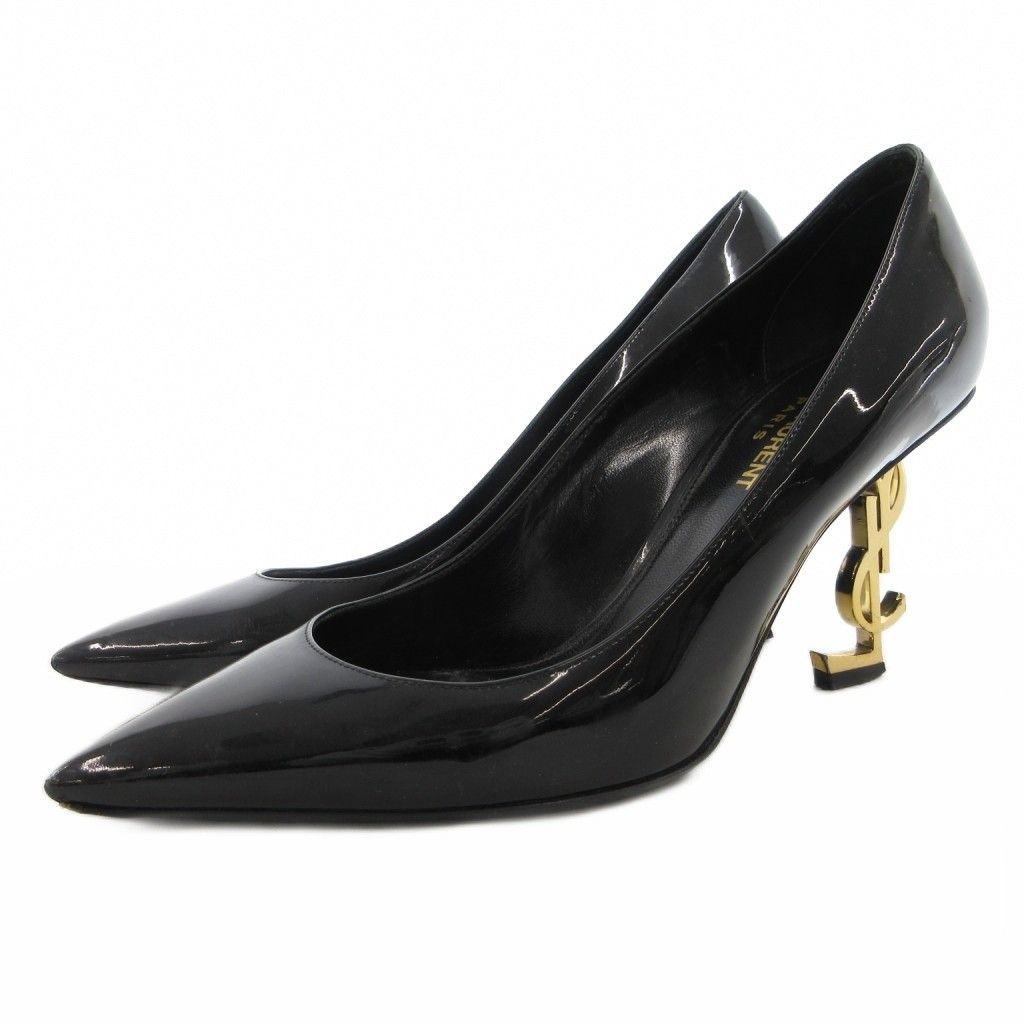サンローラン パリ SAINT LAURENT PARIS オピウム パンプス YSLヒール