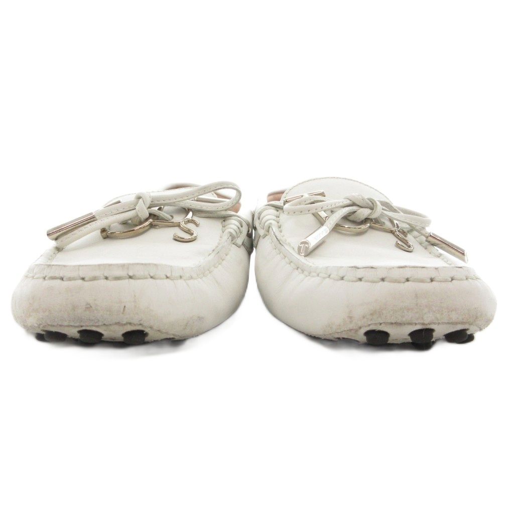 トッズ TOD'S ロゴ ドライビングシューズ ローファー スリッポン 36.5