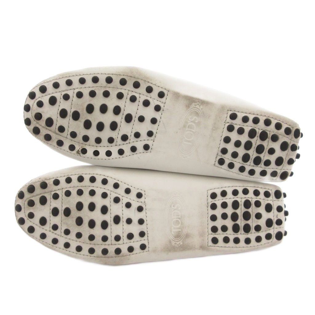 トッズ TOD'S ロゴ ドライビングシューズ ローファー スリッポン 36.5