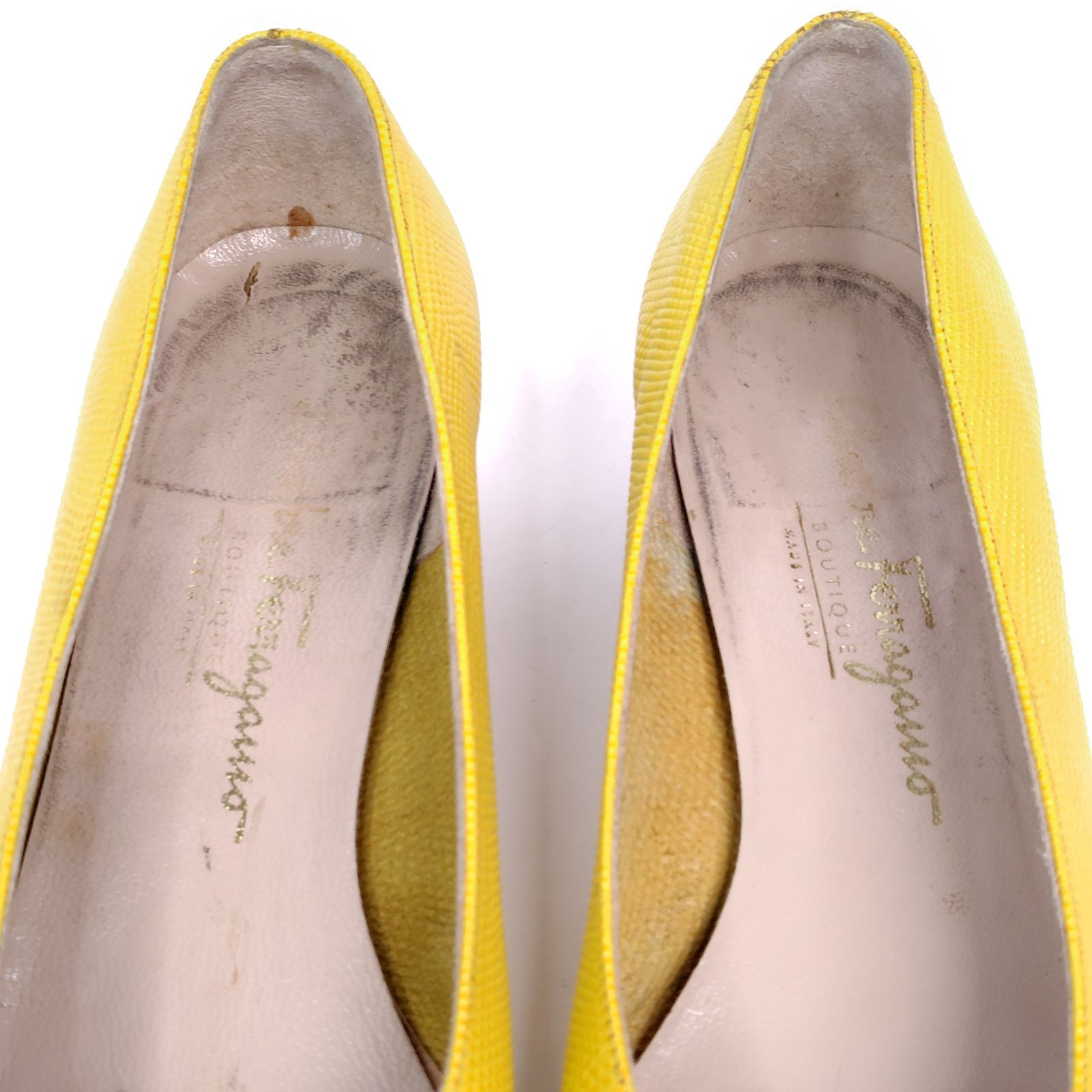 Salvatore Ferragamo フェラガモ 25.5cm パンプス ヴァラ 8.5C