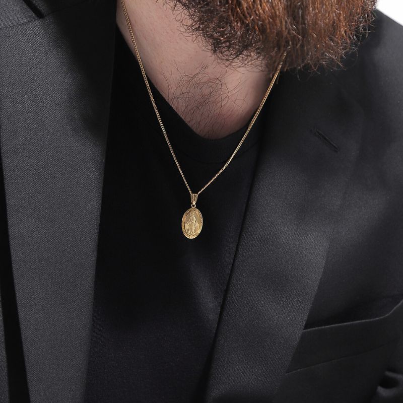 冬季休業のため一部商品は1/5以降の発送】【新品】K18 18金 聖母マリア