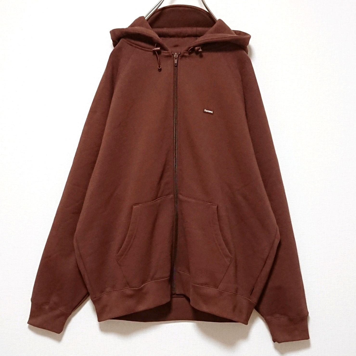 大人気 シュプリーム 刺繍スモールボックスロゴ フードロゴ フルジップ