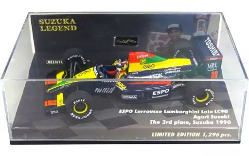ミニカー 1/43 ESPO Larrousse Lamborghini Lola LC90 TDK #30(ブルー
