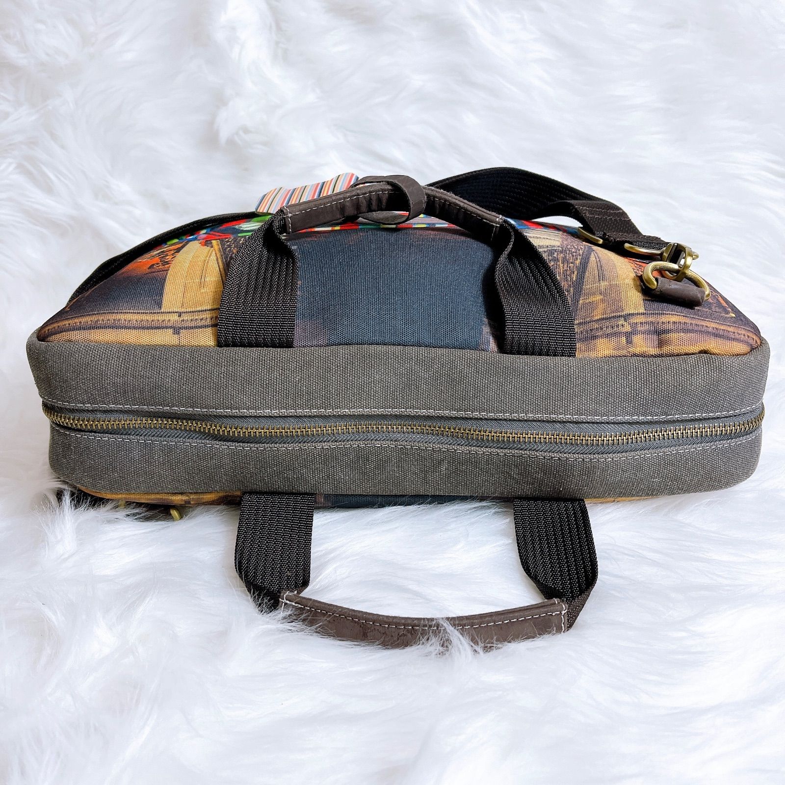 ポールスミス 2way ボストン ショルダー ミニクーパー マルチ