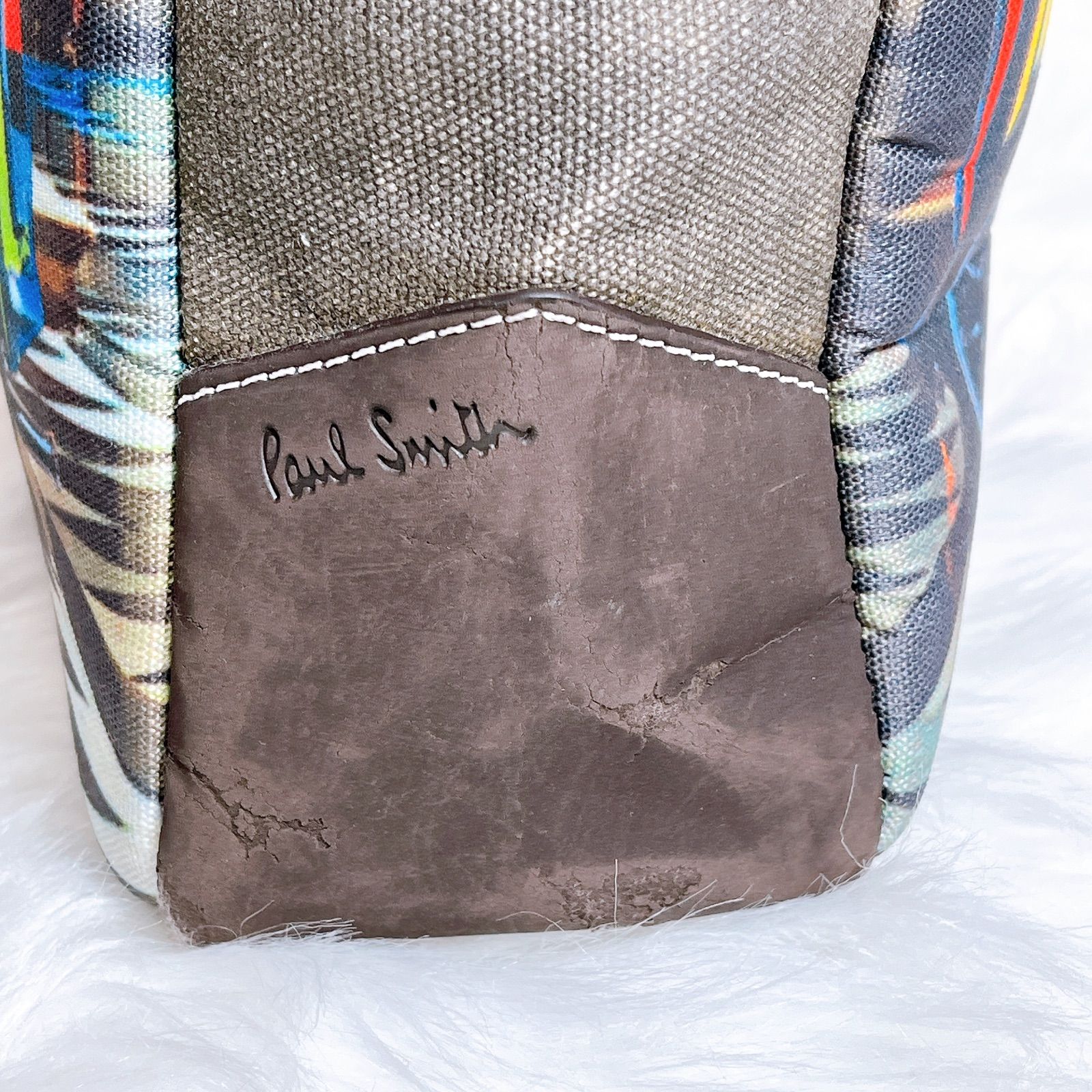 ポールスミス 2way ボストン ショルダー ミニクーパー マルチ