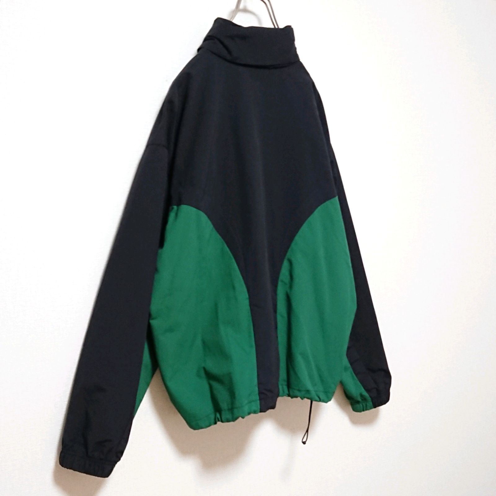 希少 美品 シュプリーム 刺繍 ロゴ ジップアップ ナイロン ジャケット