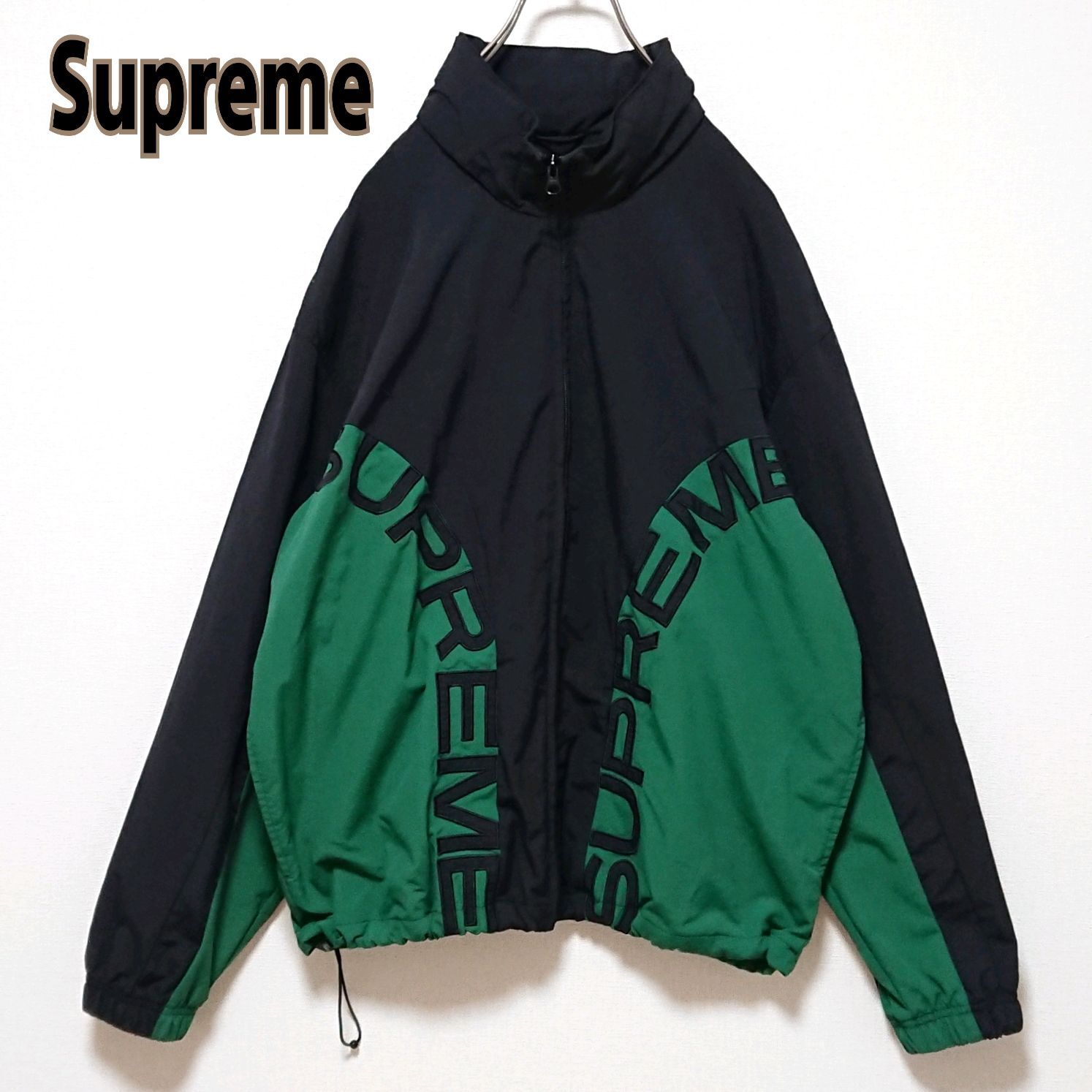 【大人気☆ジャガード☆】シュプリーム 刺繍ロゴ ジップアップジャケット 大人気☆ジャガード☆】シュプリーム 刺繍ロゴ ジップアップジャケット