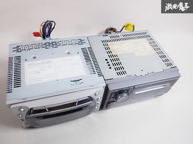 SONY 2DINデッキ ジャンク ジャンク】SONY ソニー 2DIN CD チューナー デッキ オーディオ 2台