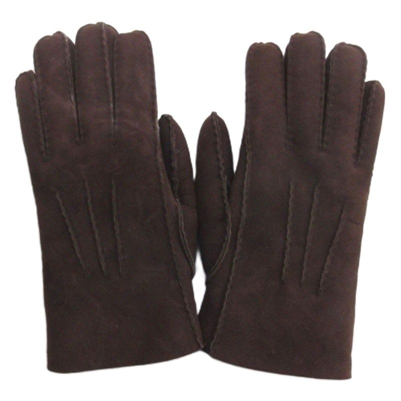 アグ UGG ムートン グローブ 手袋 ブラウン M - メルカリ