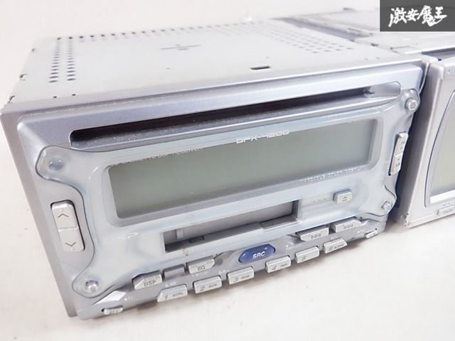 KENWOOD 2DINデッキジャンク ジャンク】三菱 純正オプション KENWOOD CD＆MDプレイヤー 2DIN