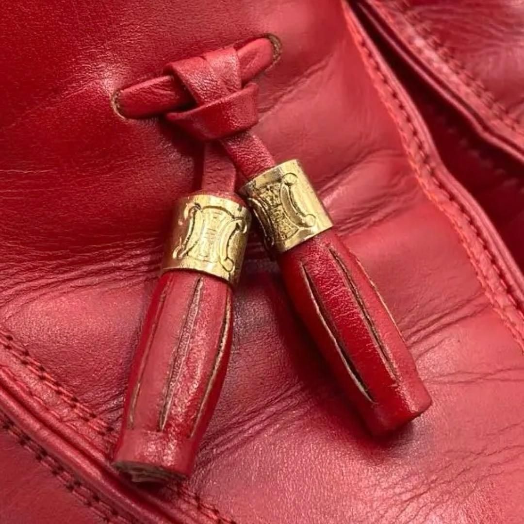 CELINE セリーヌ タッセル ローファー レザー バーガンディ 37 CELINE セリーヌ タッセル ローファー レザー バーガンディ 37 商品