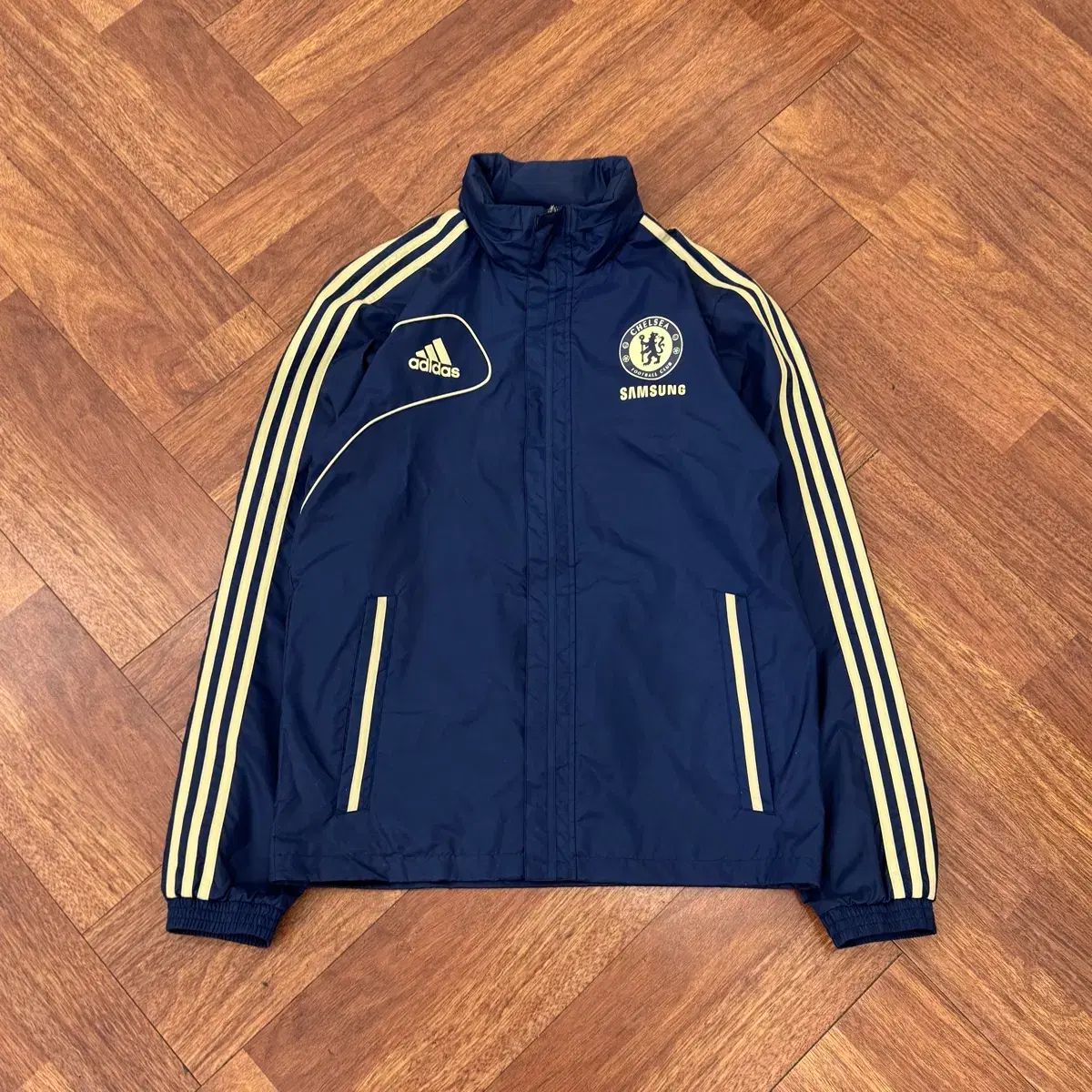 アディダス チェルシーFC ウィンドブレーカー 古着 00年代 アディダス adidas PREMIER LEAGE プレミアリーグ CHELSEA