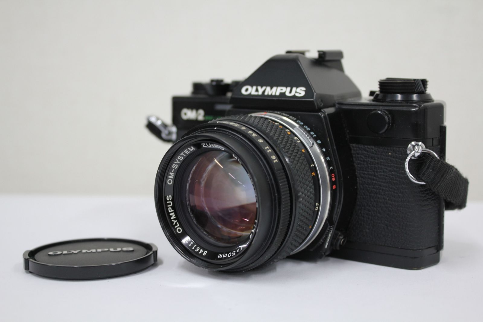 返品保証】 オリンパス Olympus OM-2 SPOT/PROGRAM ブラック ZUIKO MC