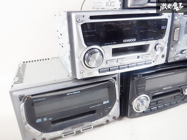 ジャンク】KENWOOD ケンウッド 2DIN CD チューナー デッキ オーディオ