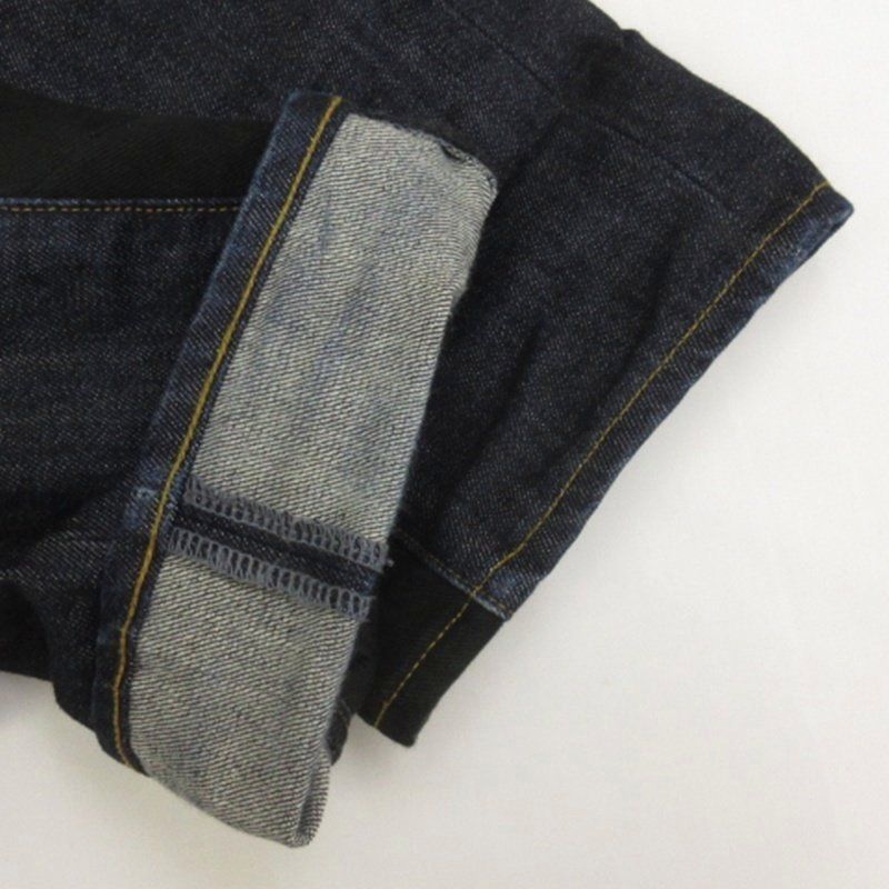 児島ジーンズ スペースモンキーコンボ デニム パンツ ジーンズ 革