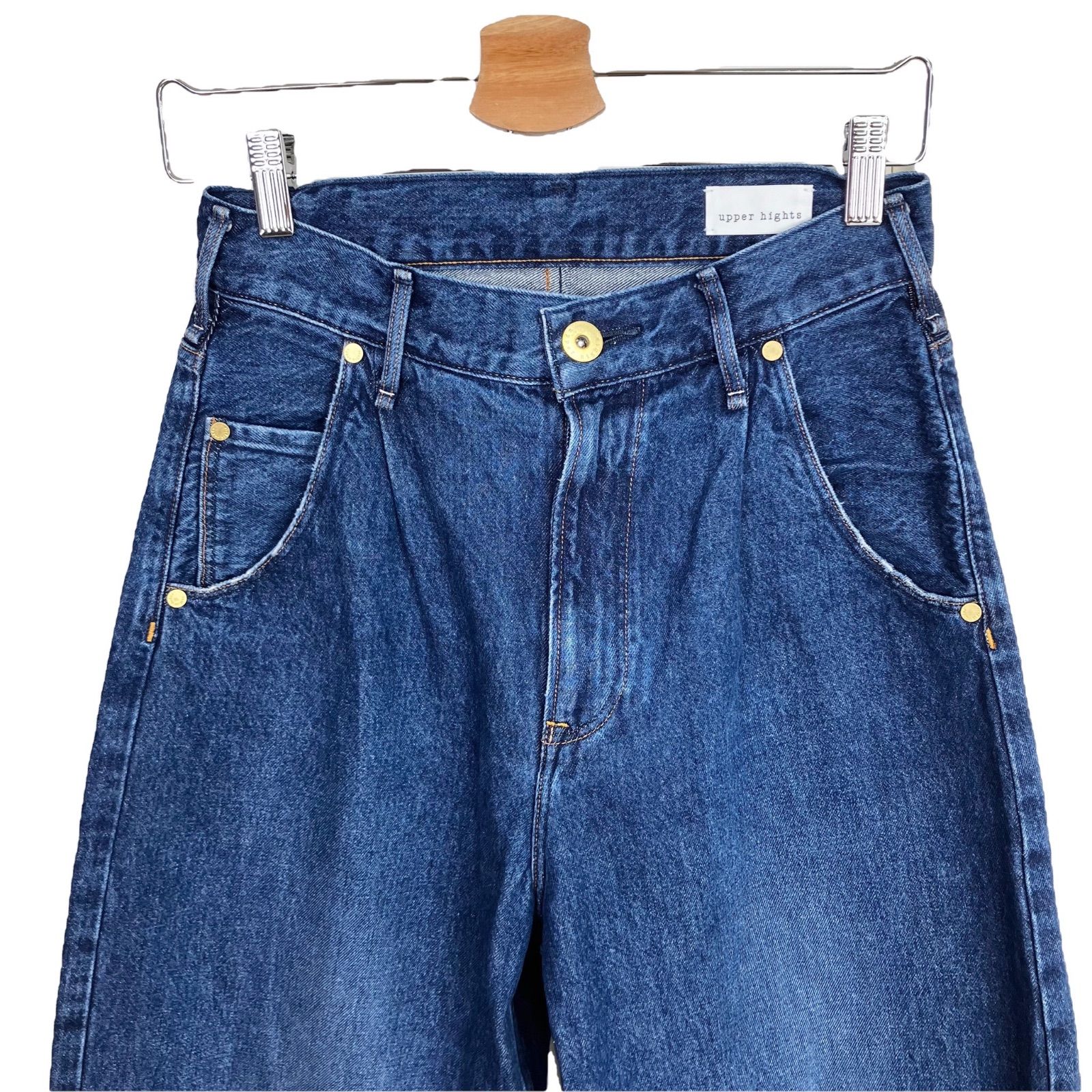 upper hights conte別注 THE CONTE UN タックデニムパンツ 24 DARK