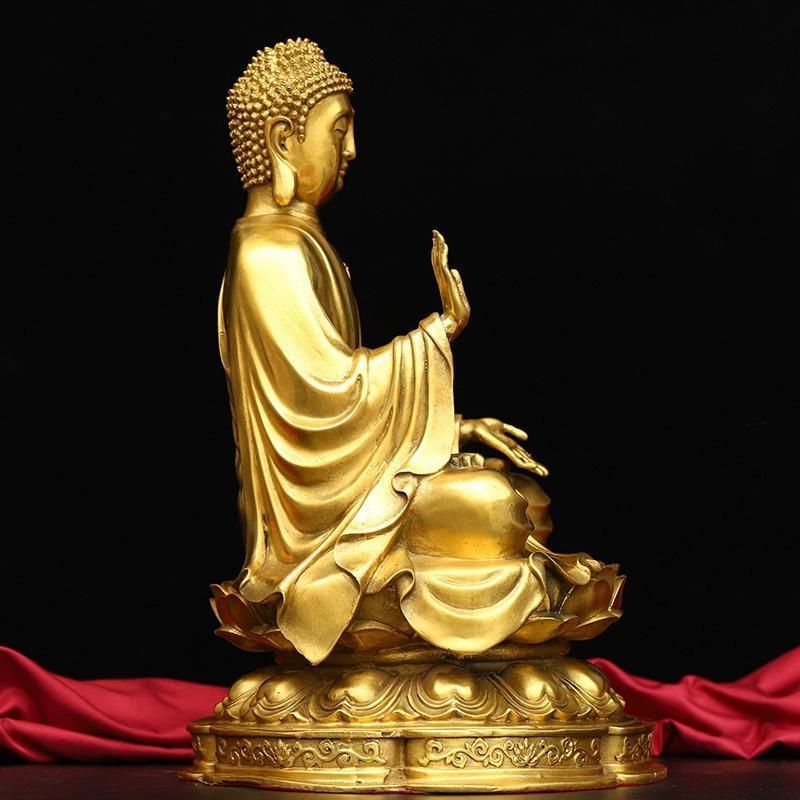 仏教美術 大日如来 仏像 黄銅製 20cm 精密彫刻 宗教的象徴 希望と力を