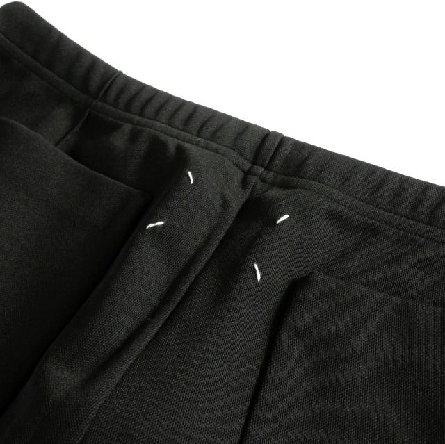 メゾンマルジェラ サイドライントラックパンツ マルタン 黒美品 18年モデル46 メゾンマルジェラ サイドライントラックパンツ マルタン 黒美品 18年