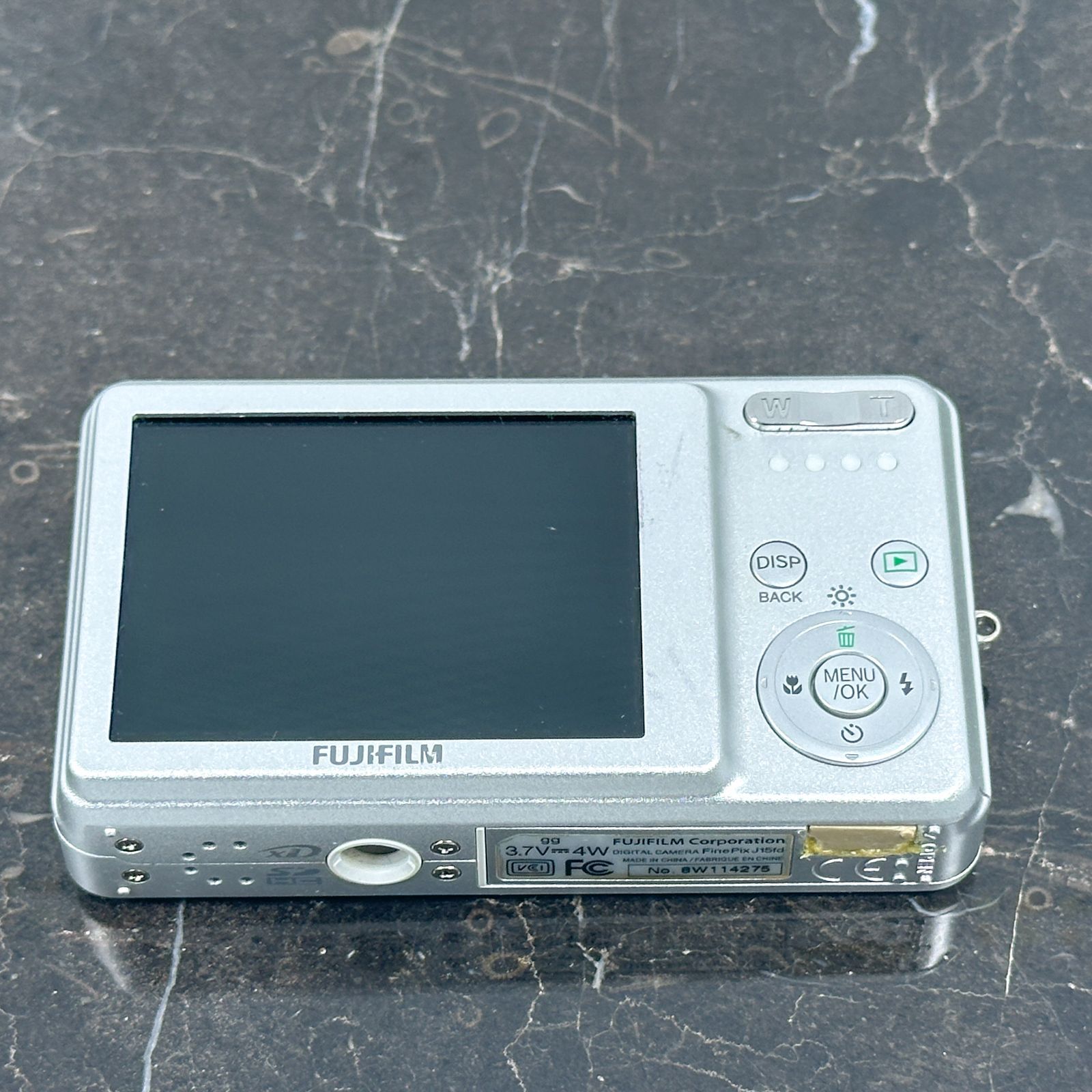 FUJIFILM 富士フイルム FinePix J15fd シルバー 815万画素 CCD 光学3倍 