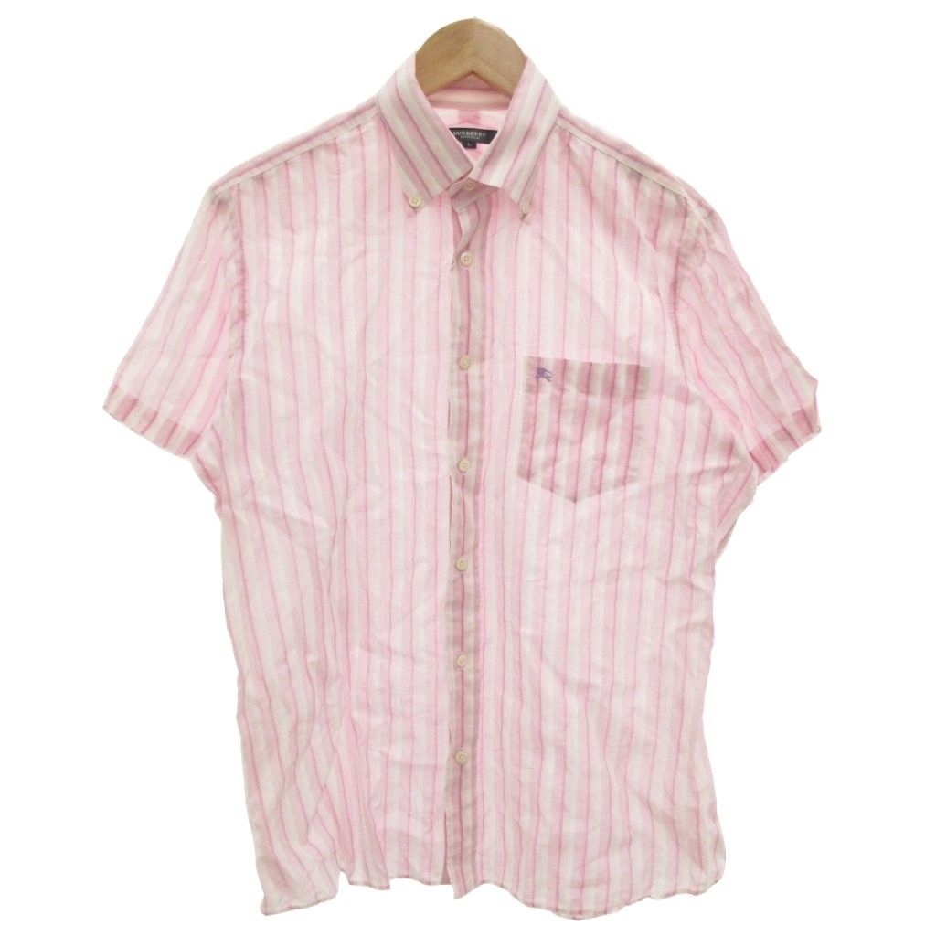 【新品未使用】BURBERRY GOLF ストライプシャツ サイズ4 新品未使用】BURBERRY GOLF ストライプシャツ サイズ4 Burberry