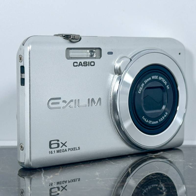 美品】CASIO EXILIM EX-ZS27 シルバー 1610万画素 光学6倍ズーム