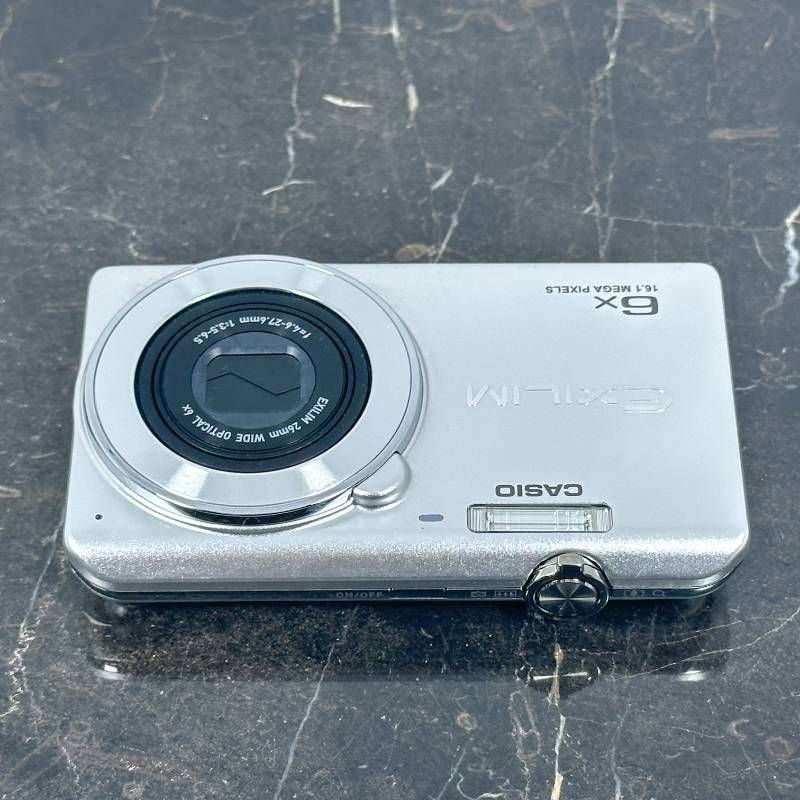 美品】CASIO EXILIM EX-ZS27 シルバー 1610万画素 光学6倍ズーム