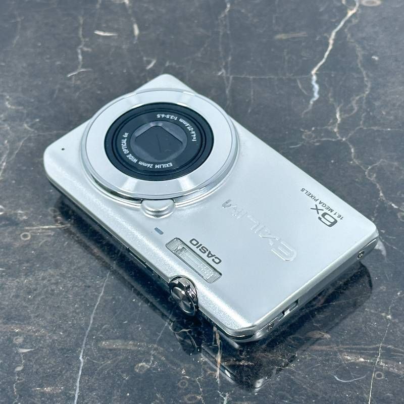 美品】CASIO EXILIM EX-ZS27 シルバー 1610万画素 光学6倍ズーム