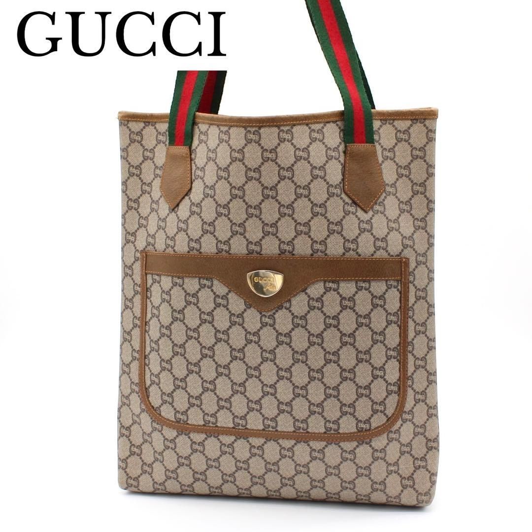 美品】GUCCI plus GG シェリーライン トートバッグ ヴィンテージ