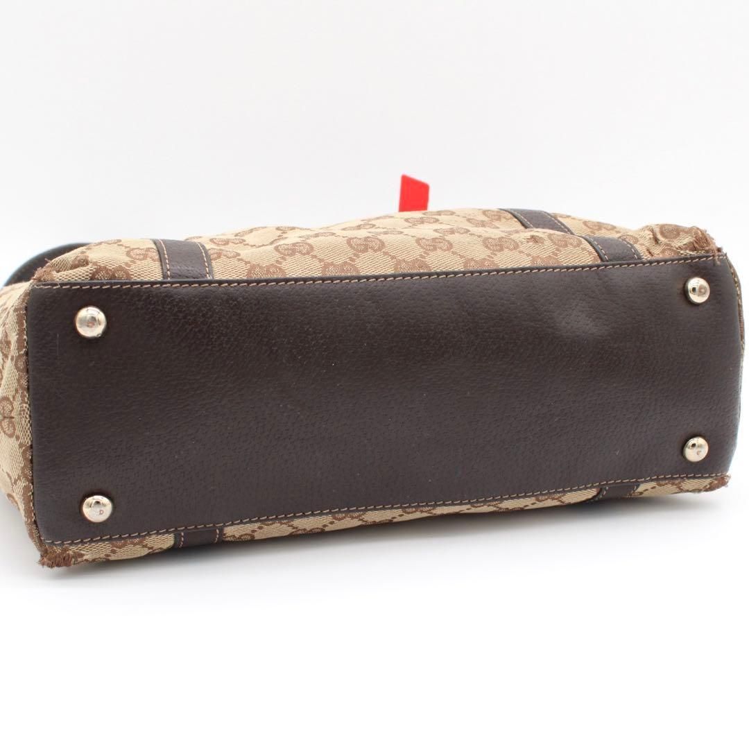 良品】GUCCI グッチ GGキャンバス トートバッグ 肩がけ A4収納可