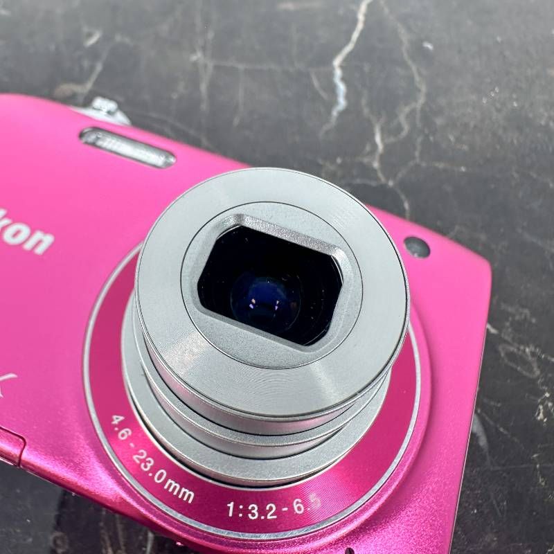 美品】Nikon COOLPIX S3100 ピンク 1410万画素 CCD 光学5倍ズーム 薄型
