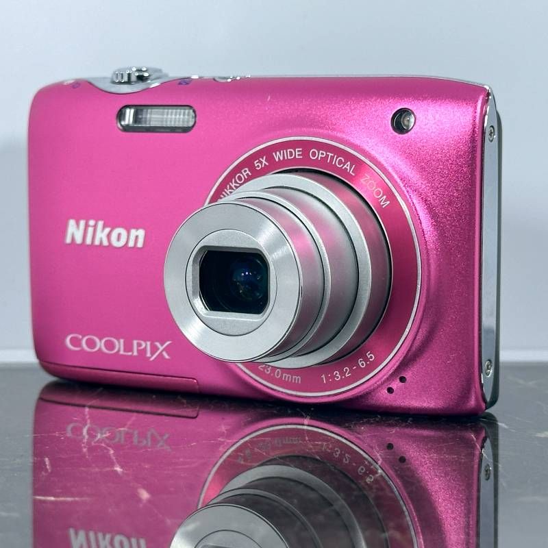 美品】Nikon COOLPIX S3100 ピンク 1410万画素 CCD 光学5倍ズーム 薄型