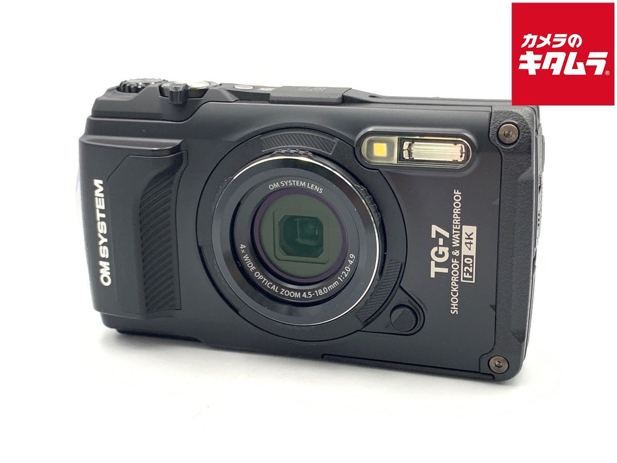 【美品】　OM SYSTEM Tough TG-7 ブラック　中古品 中古】 【美品】 OM SYSTEM Tough TG-7 BLK ブラック - メルカリ