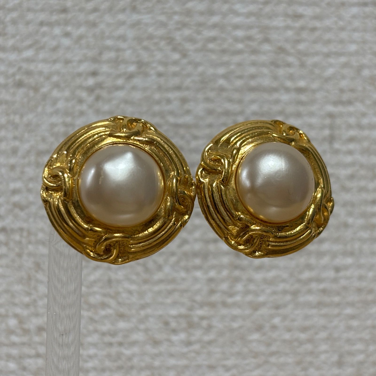 CHANEL シャネル イヤリング パール ゴールド ココマーク ヴィンテージ