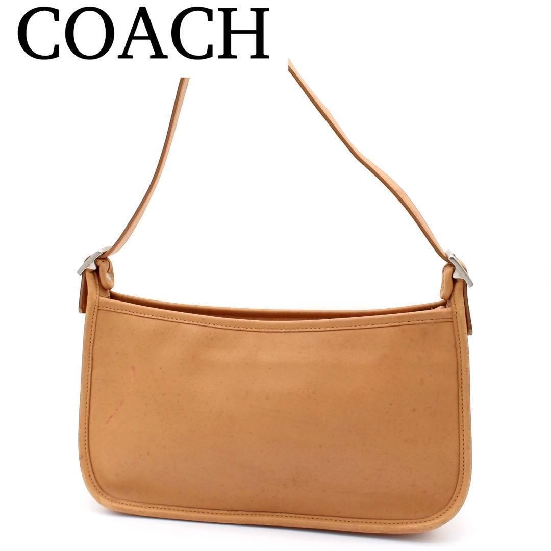 良品】OLD COACH オールドコーチ オールレザー ハンドバッグ - メルカリ