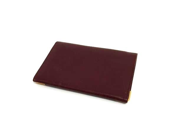 Cartier カルティエ マストライン レザー カードケース 名刺入れ