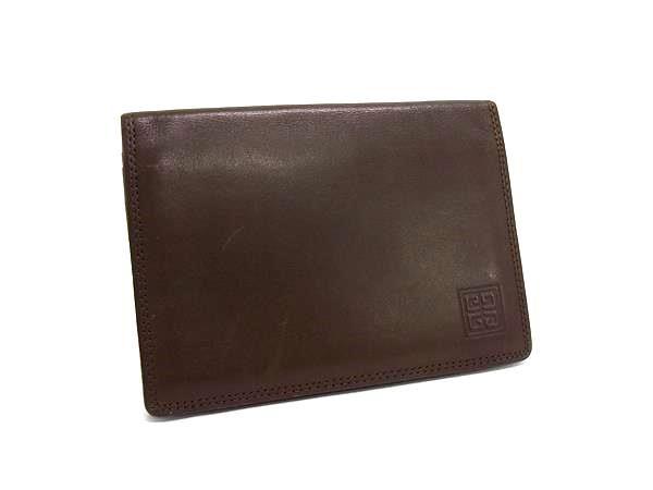 GIVENCHY ジバンシィ レザー 二つ折り 名刺ケース カードケース 名刺