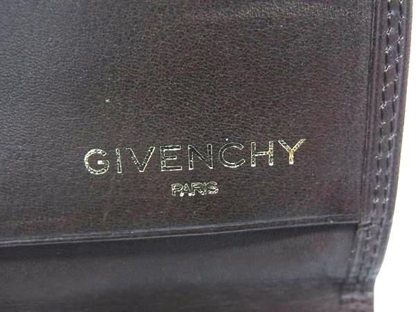 GIVENCHY ジバンシィ レザー 二つ折り 名刺ケース カードケース 名刺