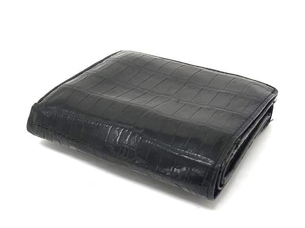 LEATHER JEWELS レザージュエルズ クロコダイル型押しレザー 二つ折り