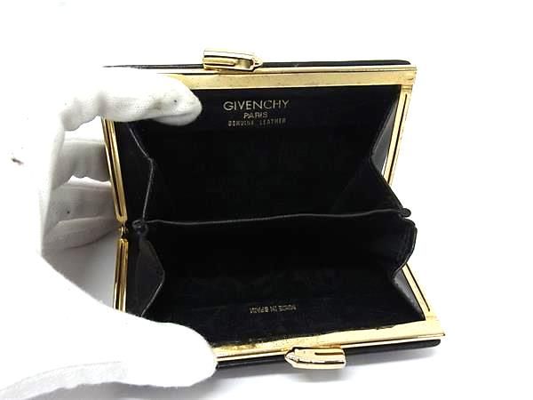 GIVENCHY ジバンシィ ヴィンテージ レザー がま口 コインケース コイン
