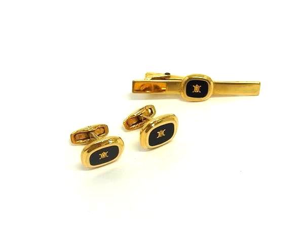 セリーヌカフスボタン刻印あり □美品□ CELINE セリーヌ カフスボタン ネクタイピン アクセサリー 2