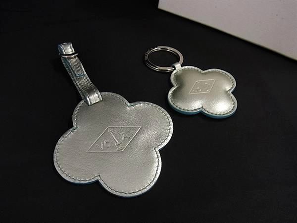 □美品□ Van Cleef&Arpels ヴァンクリーフ レザー キーホルダー