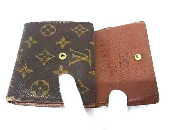 【美品】LOUISVUITTON二つ折り財布 モノグラム ブラウン M61652 ルイヴィトン モノグラム 二つ折り財布 ブラウン PVC レザー ユニセックス
