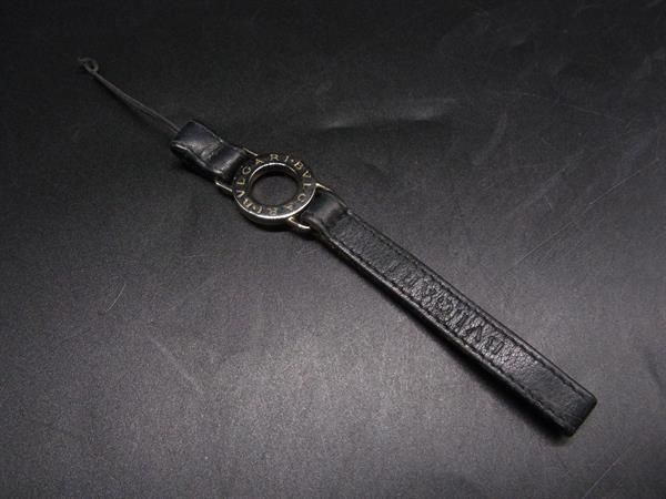 BVLGARI ブルガリブルガリ レザー キーホルダー ストラップ バッグ