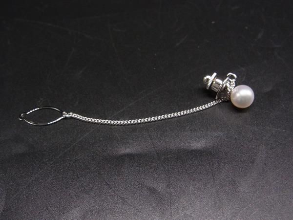 □美品□ MIKIMOTO ミキモト 本真珠 パール約5mm アコヤ真珠 タイピン