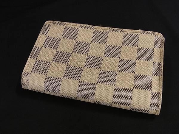 ルイヴィトン LOUIS VUITTON 二つ折り財布 ダミエ アズール ポルトフォイユ　ヴィエノワ N61676 アイボリー LOUIS VUITTON ルイヴィトン N61676 ダミエアズール ポルトフォイユ