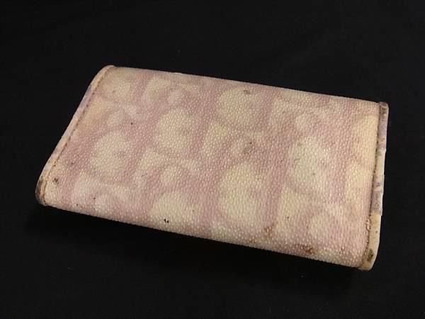 ChristianDior クリスチャンディオール トロッター PVC×レザー リボン