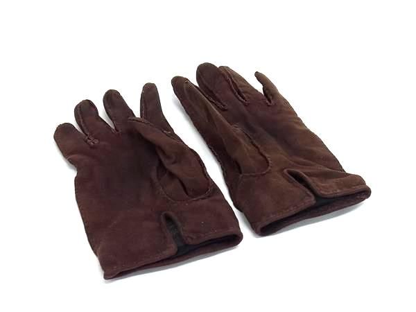 PRADA プラダ スエード 手袋 グローブ 防寒具 サイズ 7 レディース